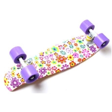 Пеніборд Penny Board Print Violet Flowers Ромашка матова (1585839865)