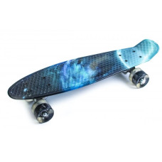 Пеніборд Penny Board Galaxy з підсвідкою коліс (727307608)