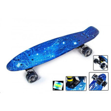 Пеніборд Penny Board FISH Космос з підсвіткою коліс (1343176866)