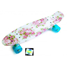 Пеніборд Penny 22 Print Flowers LED (PR07)