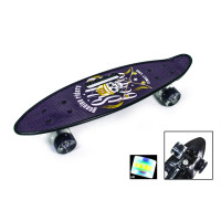 Пеніборд Penny Board Print STREET KING з ручкою (1475645295)