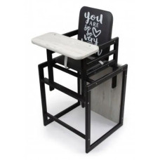 Стілець для годування Ommi Graphite Аляска (ST-291GAL)