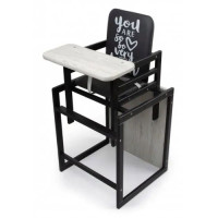 Стілець для годування Ommi Graphite Аляска (ST-291GAL)