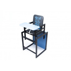 Стілець для годування Ommi Graphite блакитний (ST-292BLC)