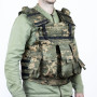 Розвантажувальний жилет плитоноска Cordura1000D піксельний (RZ3PX)