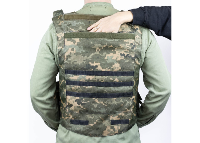 Розвантажувальний жилет плитоноска Cordura1000D піксельний (RZ3PX)