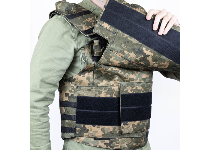 Розвантажувальний жилет плитоноска Cordura1000D піксельний (RZ3PX)