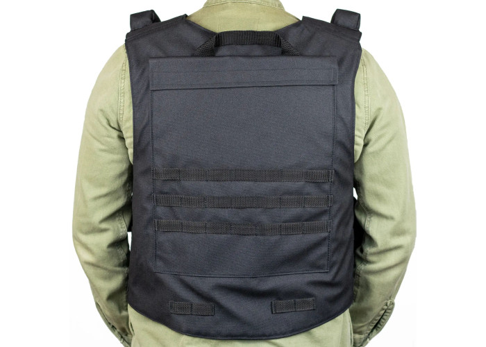 Розвантажувальний жилет плитоноска Oxford чорний (RZ3BL)