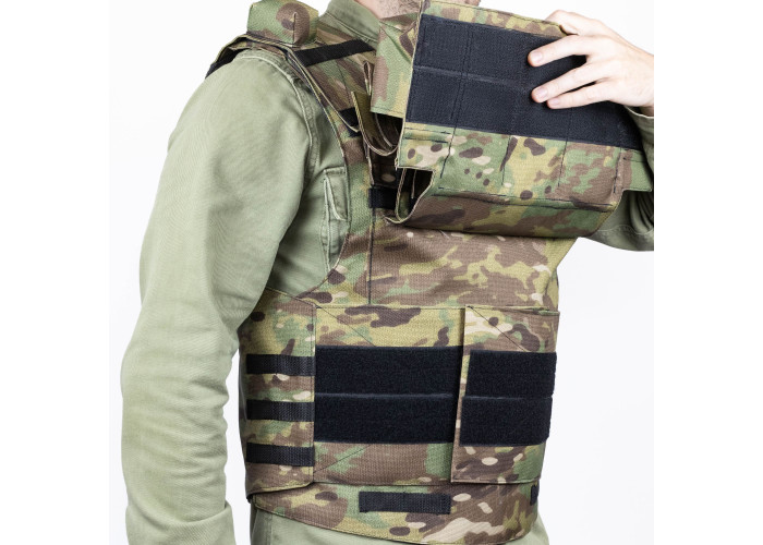 Розвантажувальний жилет плитоноска Cordura1000D мультикам (RZ3MC)