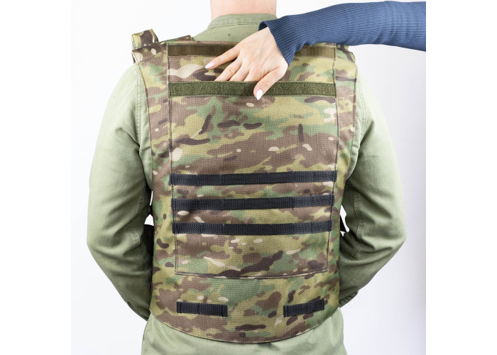 Розвантажувальний жилет плитоноска Cordura1000D мультикам (RZ3MC)