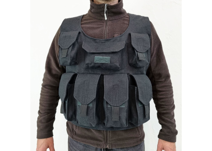 Розвантажувальний жилет тактичний сіро-синій (RZ2GR)