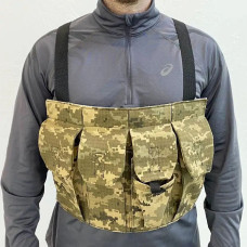 Розвантажувальний жилет тактичний ремінний піксельний (RZ1PX)