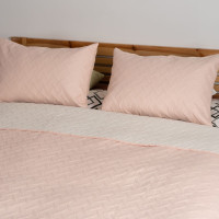 Покривало ТЕП "VINTAGE" 1 наволочка 50*70 см Пудрове/Вінтаж, 180x240