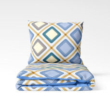 Постільна білизна "ТЕП" Блакитна дюна, 70x70, двоспальна