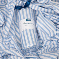 Простирадло "НАТХНЕННЯ" з резинкою Блакитна смужка, 120x200