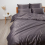 Постільна білизна ТЕП "СТРАЙП САТИН" Graphite, євро