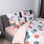 Постільна білизна ТЕП "Happy Sleep" Барвисті соти, 50x70, полуторна