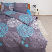 Комплект постільної білизни "Lanabelle Cotton Line" (економ) Genova , євро