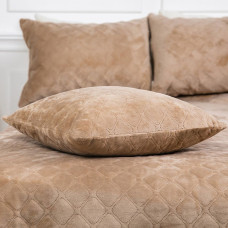 Подушка декоративна "VELOUR" Золотий беж, 45x45