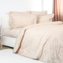 Комплект постільної білизни ТЕП "Grace Jacquard" Beige, євро