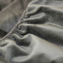Простирадло ТЕП "VELOUR" з резинкою темно-зелений, 180x200