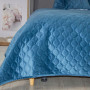 Покривало ТЕП "VELOUR" Azure blue/Ромб круглий, 180x240