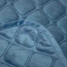 Покривало ТЕП "VELOUR" Azure blue/Ромб круглий, 180x240