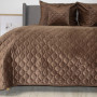 Покривало ТЕП "VELOUR" Coffee/Ромб круглий, 180x240