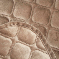 Покривало ТЕП "VELOUR" Coffee/Ромб круглий, 180x240