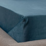 Простирадло ТЕП "VELOUR" з резинкою синє, 160x200