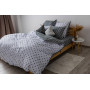 Комплект постільної білизни ТЕП Grey Dots, євро