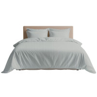 Комплект постільної білизни ТЕП "СТРАЙП САТИН PREMIUM" Grey, євро