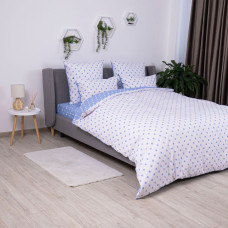 Постільна білизна ТЕП "Happy Sleep" Light Blue Dots, 50x70, полуторна