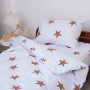 Постільна білизна ТЕП "Soft dreams" Зірки (какао), 50x70, підліткова