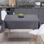 Скатертина "Aquastop" водовідштовхуюча Dark Gray, 120x150