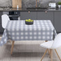 Скатертина "Panama" водовідштовхуюча Dark Gray Check, 160x200