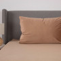 Простирадло ТЕП "VELOUR" з резинкою капучіно, 180x200