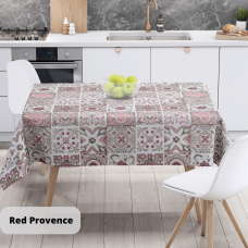 Скатертина "Panama" водовідштовхуюча Red Provence, 160x200