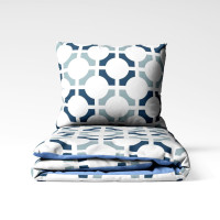 Комплект постільної білизни "ТЕП" Ocean Grid, сімейна