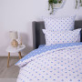 Постільна білизна ТЕП "Happy Sleep" Light Blue Dots, 50x70, двоспальна
