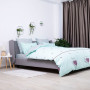 Постільна білизна "ТЕП" Mint&Grey Hearts, 70x70, двоспальна