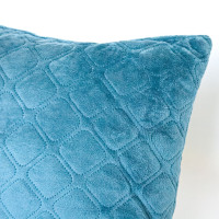 Подушка декоративна "VELOUR" Синя, 50x70