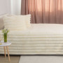 Покривало ТЕП "PLUSH BLISS" з 2 наволочками, молочне, 240x260