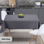Скатертина "Aquastop" водовідштовхуюча Dark Gray, 150x200