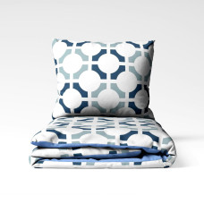 Комплект постільної білизни "ТЕП" Ocean Grid, євро