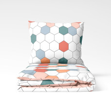 Постільна білизна ТЕП "Happy Sleep" Барвисті соти, 50x70, сімейна