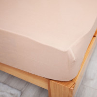 Простирадло "НАТХНЕННЯ" з резинкою Кавове, 120x200