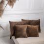 Подушка декоративна "VELOUR" Коричнева, 50x70