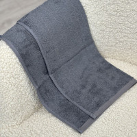 Рушник "Aurora" (450 г/м2) Dark grey, 50x90