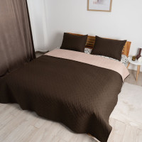 Покривало ТЕП "VINTAGE" 2 наволочки 50*70 см Коричневе/Вінтаж, 240x260